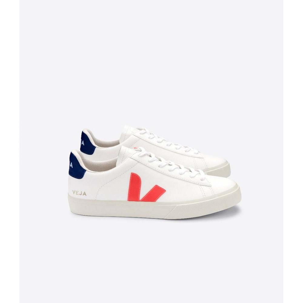 Veja CAMPO CHROMEFREE Low Tops Sneakers Férfi White/Orange | HU 202LIS